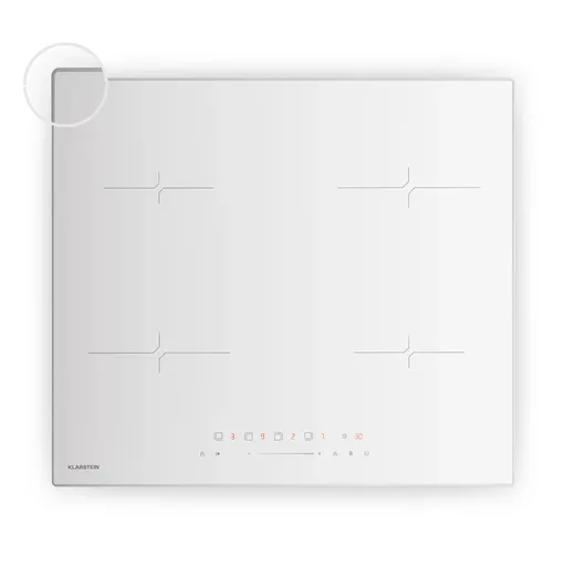 Klarstein Indukční varná deska Velaire, elegantní, minimalistická, výkonná, 4 varné zóny, 7.000 W, 60 cm