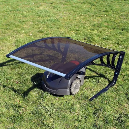 ALDOTRADE Přístřešek pro robotickou sekačku hnědý, 80 x 60 x 40 cm