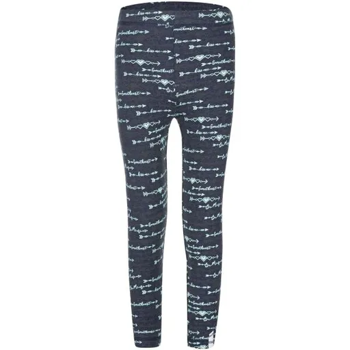 LOAP BYFA Dívčí legíny, modrá, velikost 112-116