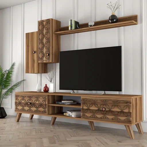 TV stěna / Sestava pod TV Class S - Walnut