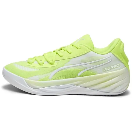 Puma ALL-PRO NITRO Pánská basketbalová obuv, reflexní neon, velikost 44.5