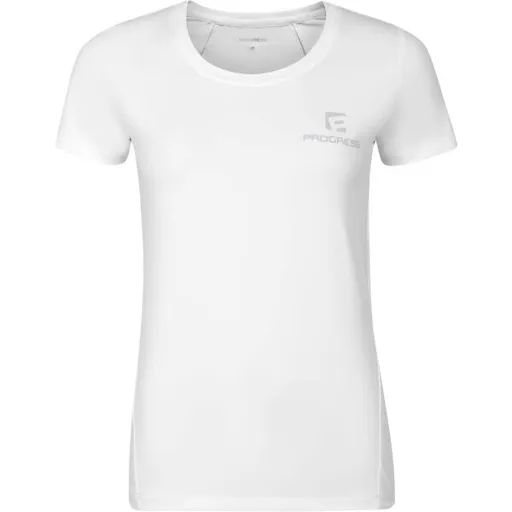 PROGRESS PENELOPE Dámské funkční sportovní tričko, bílá, velikost