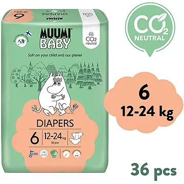 MUUMI BABY Junior vel. 6 (36 ks) (6414100587554)