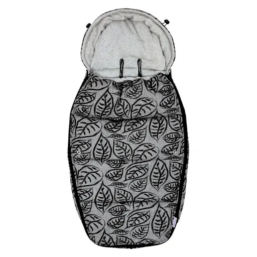Dooky fusak Footmuff vel. L GREY LEAVES DeLuxe