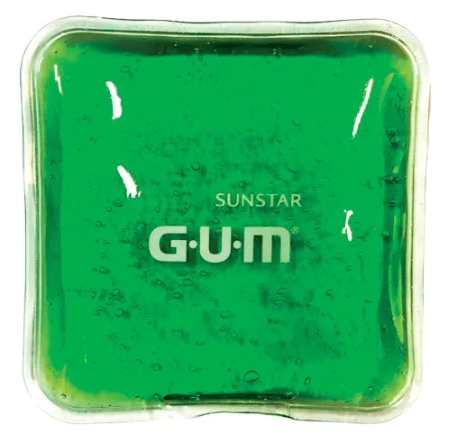 GUM Gelový polštářek, chladicí i hřejivý,  čtverec 10 x 10 cm