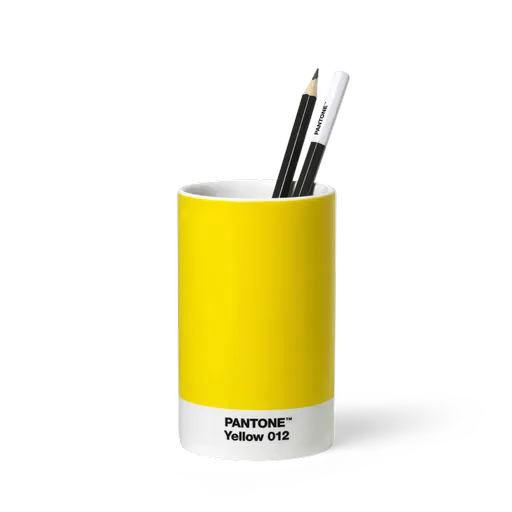 PANTONE Porcelánový stojánek na tužky - Yellow 012