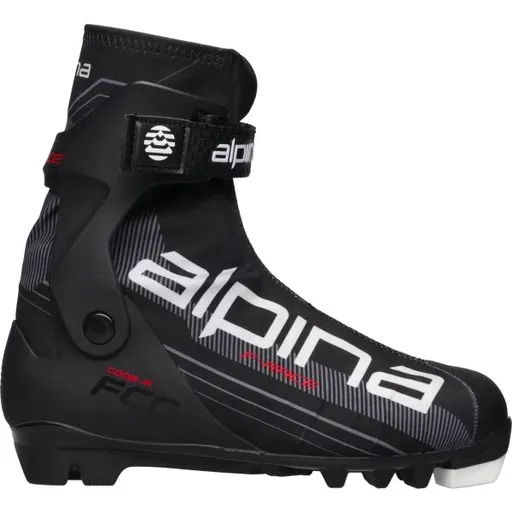 Alpina FUSION COMBI JR Dětská obuv na běžecké lyžování, černá, velikost