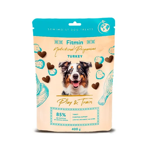 Fitmin NP Play and Train Turkey výcvikový pamlsek 400 g