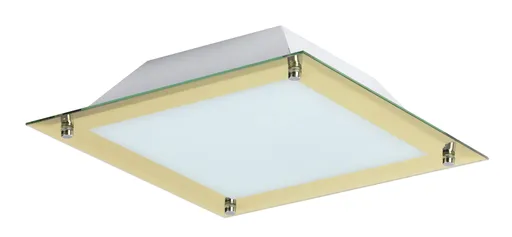 Rabalux Zlaté stropní LED svítidlo Lars 400x400mm 18W 3046