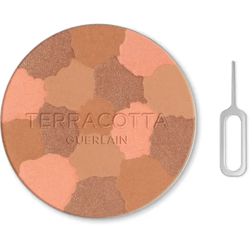 GUERLAIN Terracotta Light bronzující rozjasňující pudr – náhradní náplň odstín 03 Medium Warm 10 g