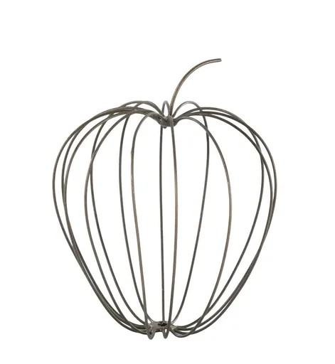 Mosazná antik dekorace dýně Fil de Fer - Ø 9*11 cm Chic Antique