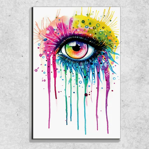 Foto na plátně Oko art 90x60 cm