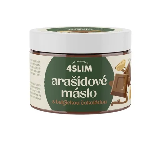 4Slim Arašídové máslo belgická čokoláda 500 g