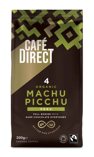 Cafédirect BIO Machu Picchu SCA 82 mletá káva 200 g