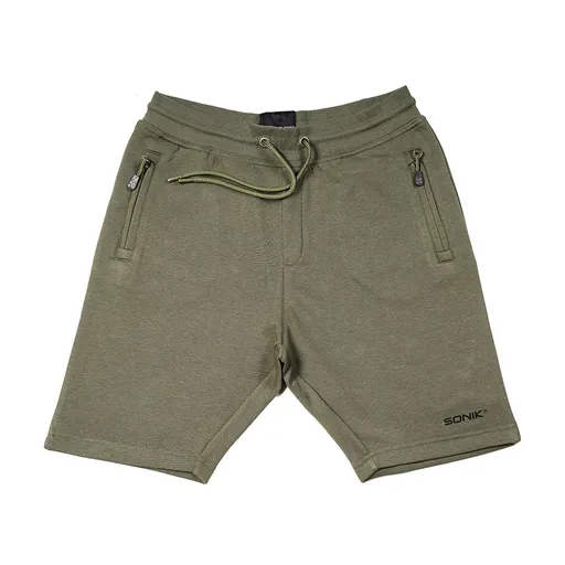 Sonik Kraťasy Green Fleece Shorts - M,Sonik Kraťasy Green Fleece Shorts - M