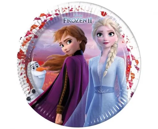 Talíře Ledové Království 2 - FROZEN 2 - 23 cm - 8 ks - GoDan