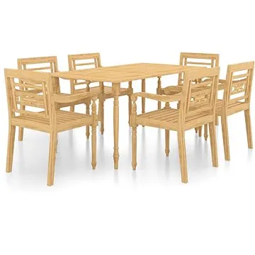 SHUMEE Set zahradního nábytku 7dílný teak 3087040 (3087040)