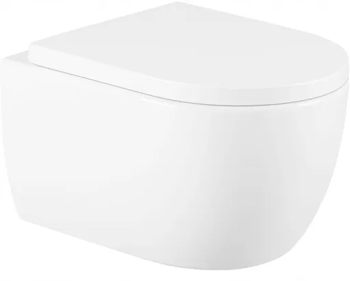 MEXEN/S Carmen Závěsná WC mísa včetně sedátka, duroplast, bílá 30880200