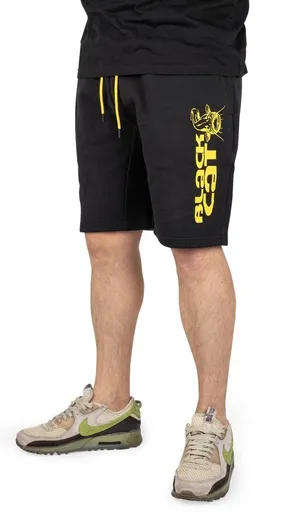 Black Cat Kraťasy Black Jogger Shorts - XL,Black Cat Kraťasy Black Jogger Shorts - XL