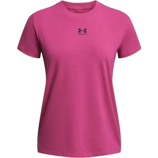 Under Armour OFF CAMPUS CORE Dámské tričko, růžová, velikost S