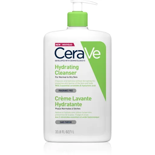 CeraVe Cleansers Hydrating Cleanser čisticí emulze s hydratačním účinkem 1000 ml