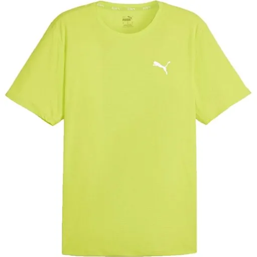 Puma RUN FAVORITE VELOCITY TEE Pánské sportovní triko, světle zelená, velikost