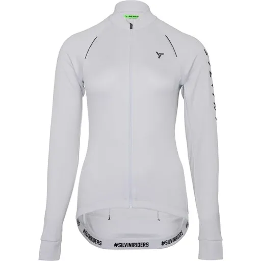 SILVINI LEVERONO W Dámský zateplený cyklistický dres, bílá, velikost