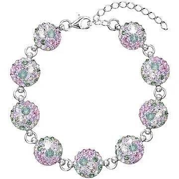 EVOLUTION GROUP 33048.3 sakura dekorovaný krystaly Swarovski
 (Ag925/1000, 7 g, mix barev) (8590962332568)