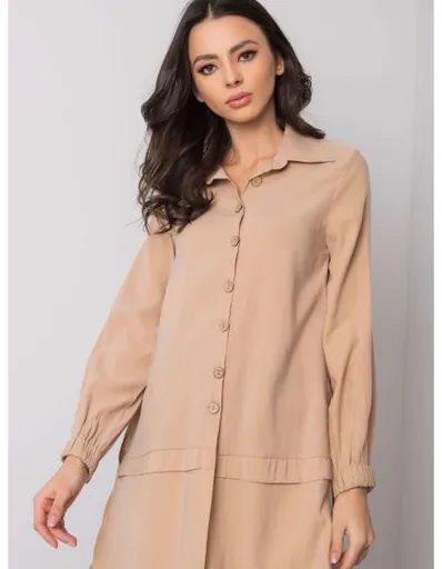 Dámská tunika Adelaida RUE PARIS béžová