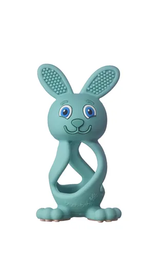 Brush-baby Bobbie Bunny kousátko, zelené, 0-3 roky