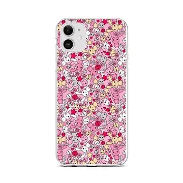 TopQ iPhone 12 silikon Pink Bunnies 55318 (Sun-55318)