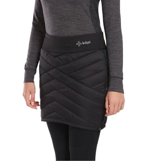 KILPI TANY Dámská zateplená sukně, černá, velikost