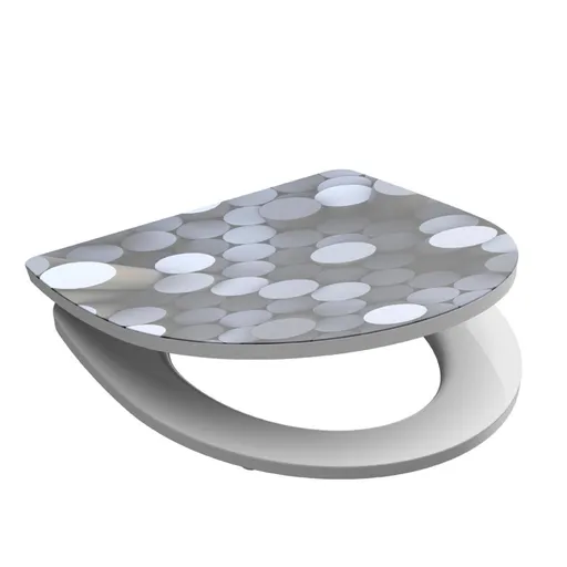 Eisl Duroplastové sedátko se zpomalovacím mechanismem HG SOFT-CLOSE ROUND DIPS, 82593ROUNDDIPS