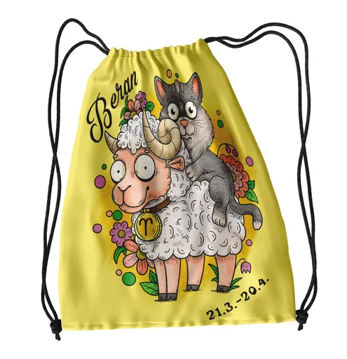 Vak na záda Kočičí znamení – beran