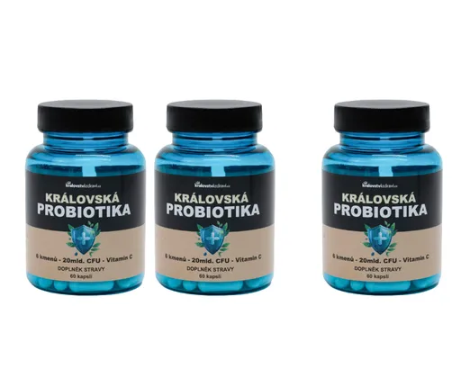Království zdraví 2+1 ZDARMA Královská Probiotika komplex laktobacilů a bifidobakterií
