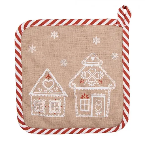 Chňapka s perníkovými chaloupkami Gingerbread Bliss - 20*20 cm  GBB45