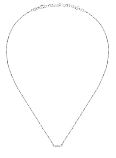 La Petite Story Elegantní stříbrný náhrdelník s kubickými zirkony Silver LPS10AWV82