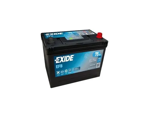 Autobaterie EFB EXIDE START-STOP EL754 75Ah 12V