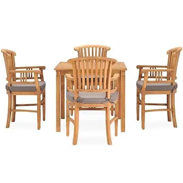 SHUMEE Set zahradního nábytku 5dílný s poduškami teak 3060013 (3060013)