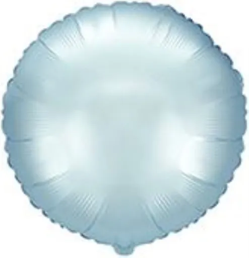 Balón foliový 45 cm Kulatý PASTELOVÝ MODRÝ - Flexmetal