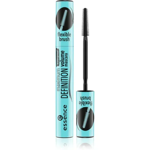 essence Maximum DEFINITION voděodolná řasenka pro objem odstín Black 8 ml