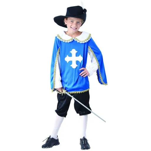 Šaty na karneval mušketýr 110 - 120 cm