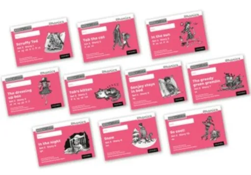 Read Write Inc. Phonics: Pink Set 3 Core Black & White Storybooks (Mixed Pack of 10) - Gill Munton