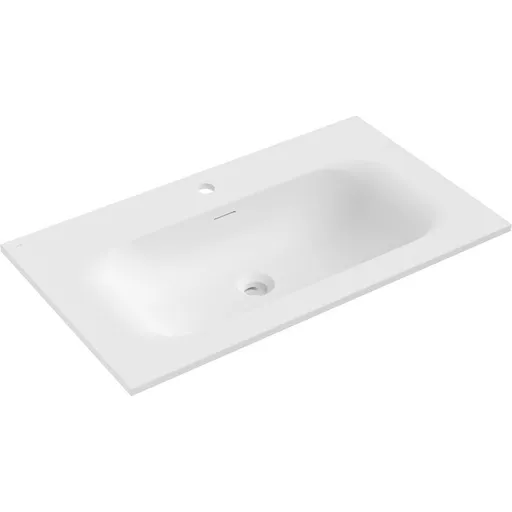 MEXEN Vela umyvadlo zapuštěné do desky 81 x 46,5, bílá mat 25238001
