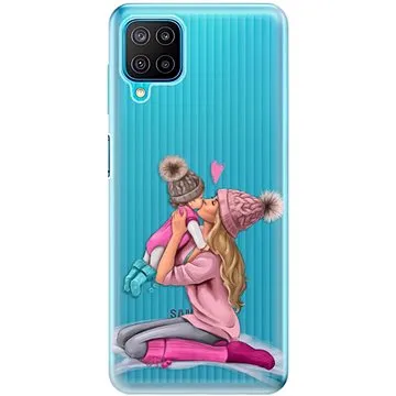 iSaprio Kissing Mom - Blond and Girl pro Samsung Galaxy M12 (kmblogirl-TPU3-M12)
