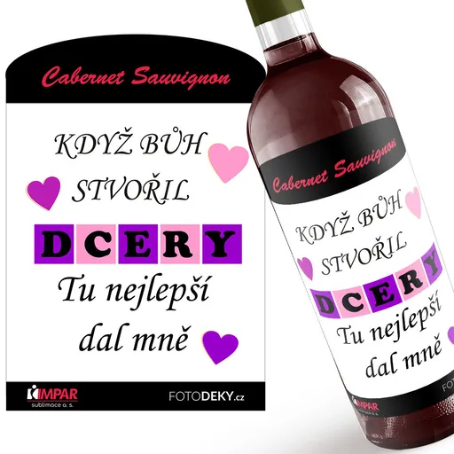 Víno Když bůh stvořil dcery (Druh Vína: Červené víno)