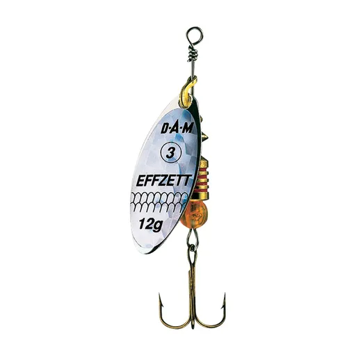 DAM Třpytka Effzett Predator Spinner Reflex Silver - 12g vel.3,DAM Třpytka Effzett Predator Spinner Reflex Silver - 12g vel.3