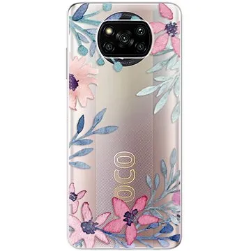 iSaprio Leaves and Flowers pro Xiaomi Poco X3 Pro / X3 NFC (leaflo-TPU3-pX3pro)