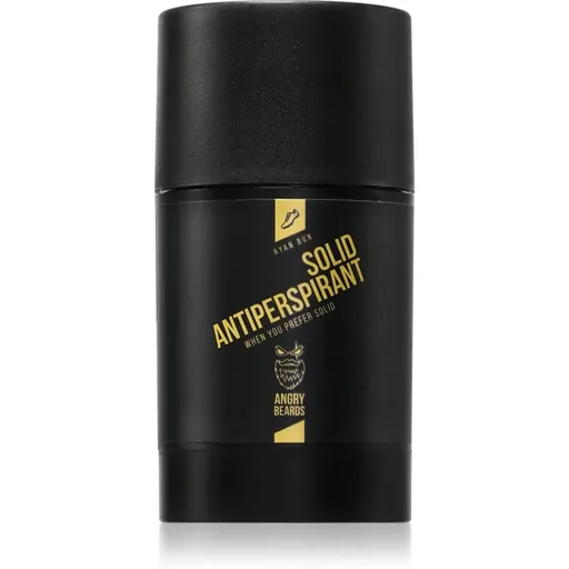 Angry Beards Ryan Run Solid Antiperspirant tuhý antiperspirant pro muže 50 ml