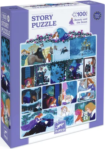 Příběhové puzzle - Kráska a zvíře 100 dílků